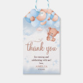 We Can Berly Wait Teddy Bear Baby Shower Cadeaulabel (Voorkant)