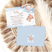 We Can Berly Wait Teddy Bear Balloon Bouquet Baby  Kaart