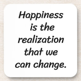 We Can Change Harde Plastic Coaster Bier Onderzetter