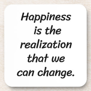 We Can Change Harde Plastic Coaster Bier Onderzetter