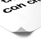We Can Change Poster (Hoek)