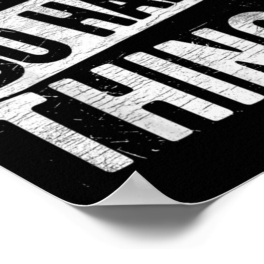 We Can Do Hard Things Motivational Quote Sitivity  Poster (Hoek)