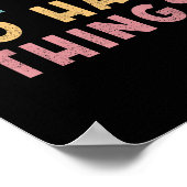 We Can Do Hard Things Motivational Teacher  Poster (Hoek)