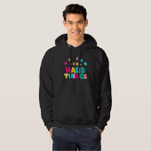 We Can Do Hard Things Teacher Back to School Teach Hoodie (Voorkant volledig)