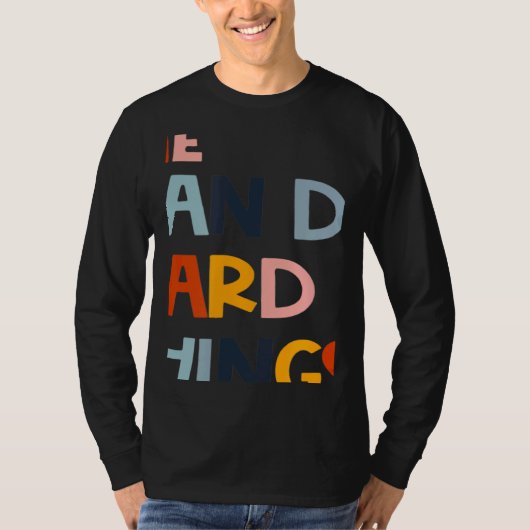 We Can Do Hard Things Teacher Back to School Teach T-shirt (Voorkant)