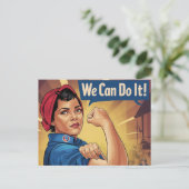 We Can Do It  Briefkaart (Staand voorkant)