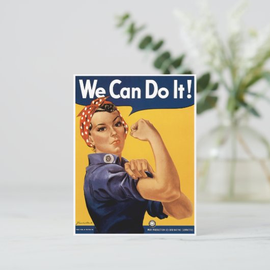 We Can Do It Briefkaart (Staand voorkant)