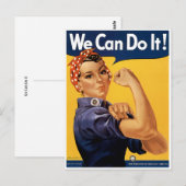 We Can Do It Briefkaart (Voorkant / Achterkant)