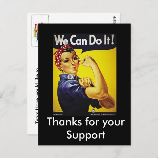 We can do it! briefkaart (Voorkant / Achterkant)