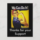 We can do it! briefkaart (Voorkant)