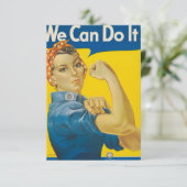 We Can Do It! door J. Howard Miller Bedankkaart (Staand voorkant)