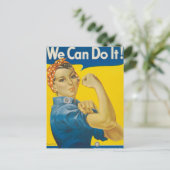 We Can Do It! door J. Howard Miller Briefkaart (Staand voorkant)