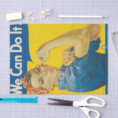 We Can Do It! door J. Howard Miller Tissuepapier (Craft)