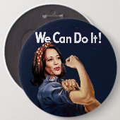 We Can Do It - Kamala 2024 BUTTON (Voorkant /achterkant)