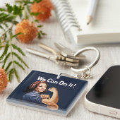 We Can Do It - Kamala 2024 Sleutelhanger (Voorkant Rechts)