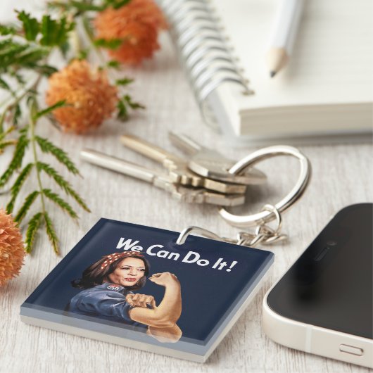 We Can Do It - Kamala 2024 Sleutelhanger (Voorkant Rechts)
