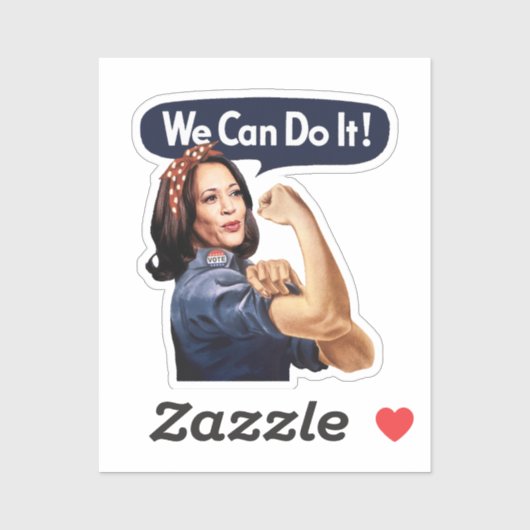 We Can Do It - Kamala & Walz 2024 Sticker (Vel)