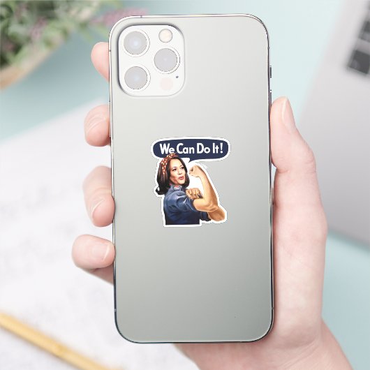 We Can Do It - Kamala & Walz 2024 Sticker (Telefoon)