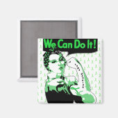 We Can Do It, Lyme-ziekte Krijger Magneet (Voorkant / Achterkant)