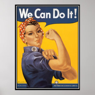 We can do it motivatieposter poster