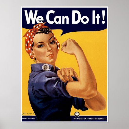 We Can Do it! Poster (Voorkant)