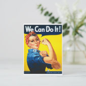 We_Can_Do_It_Propaganda poster Briefkaart (Staand voorkant)