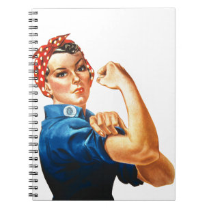 We Can Do It Rosie de Klinker Vrouwen Macht Notitieboek