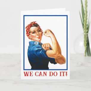 We Can Do It Rosie de Klinker Vrouwen Macht WWII  Kaart