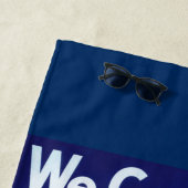 We Can Do It Rosie de klinknagel Verenigde Staten  Strandlaken (In situ)