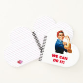 We Can Do It Rosie de Nieter Vrouwen Kracht   Notitieboek (Binnen)