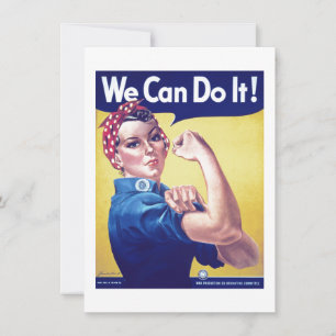 We Can Do It Rosie de Riveter Kaart van de Verenig