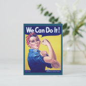 We Can Do It Rosie de Rivièra USA Verenigde Staten Briefkaart (Staand voorkant)