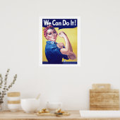 We Can Do It Rosie de Rivièra USA Verenigde Staten Poster (Keuken)