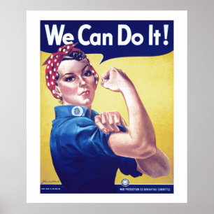 We Can Do It Rosie de Rivièra USA Verenigde Staten Poster