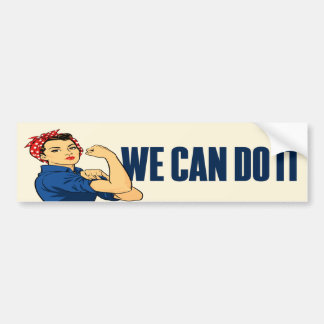 We Can Do It Rosie Riveter Bumpersticker