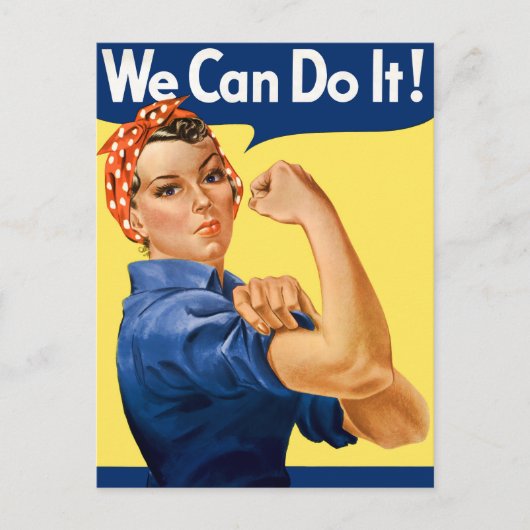 We Can Do It! Rosie the Riveter Briefkaart (Voorkant)