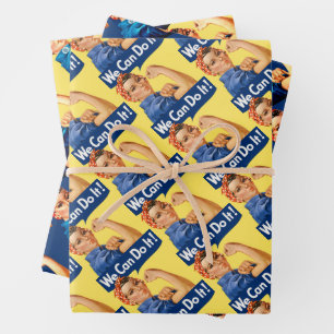 We Can Do It! Rosie the Riveter Inpakpapier Vel