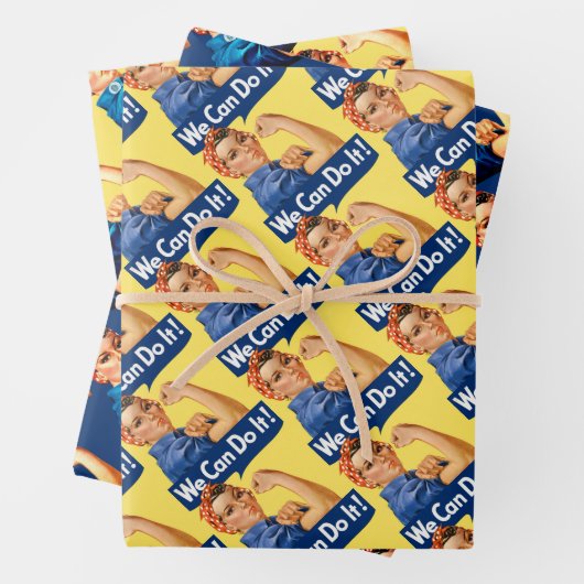 We Can Do It! Rosie the Riveter Inpakpapier Vel (In situ)