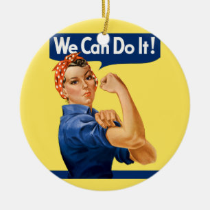 We Can Do It! Rosie the Riveter Keramisch Ornament