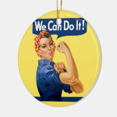 We Can Do It! Rosie the Riveter Keramisch Ornament (Links)