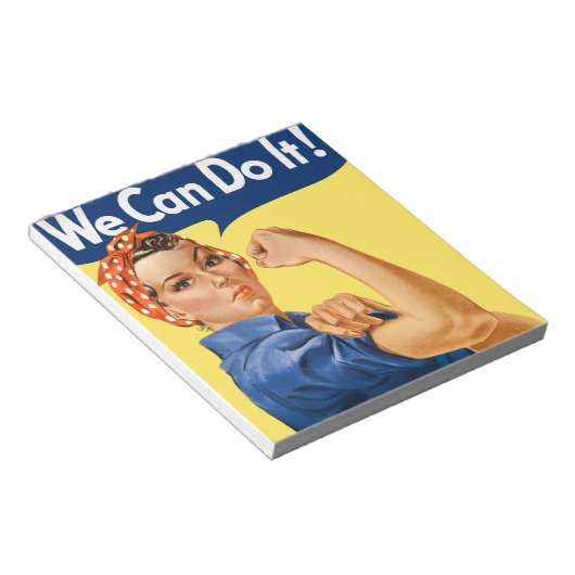 We Can Do It! Rosie the Riveter  Notitieblok (Schuin)