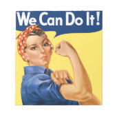 We Can Do It! Rosie the Riveter  Notitieblok (Voorkant)