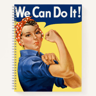 We Can Do It! Rosie the Riveter Notitieboek