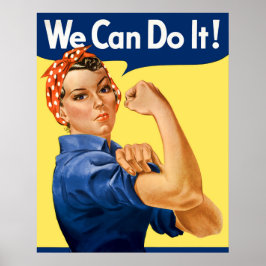 We Can Do It! Rosie the Riveter Poster