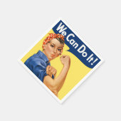 We Can Do It! Rosie the Riveter Servet (Hoek)