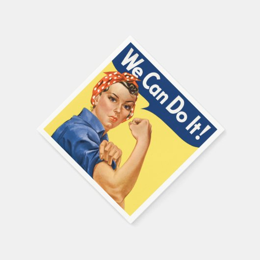 We Can Do It! Rosie the Riveter Servet (Hoek)
