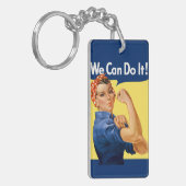 We Can Do It! Rosie the Riveter Sleutelhanger (Voorkant Links)