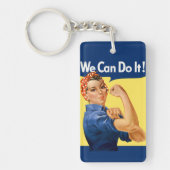 We Can Do It! Rosie the Riveter Sleutelhanger (Voorkant)