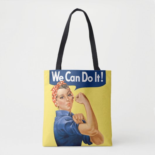 We Can Do It! Rosie the Riveter Tote Bag (Voorkant)