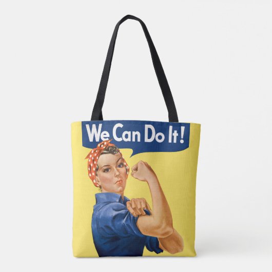 We Can Do It! Rosie the Riveter Tote Bag (Achterkant)
